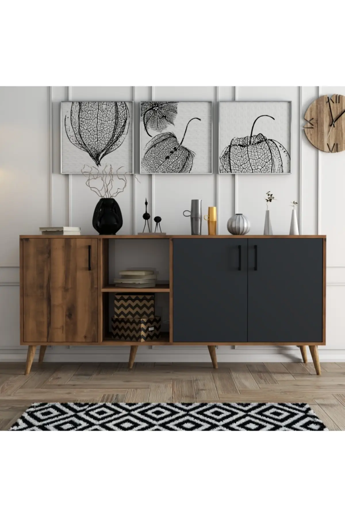 

Современная Деревянная консоль Exxen 1620