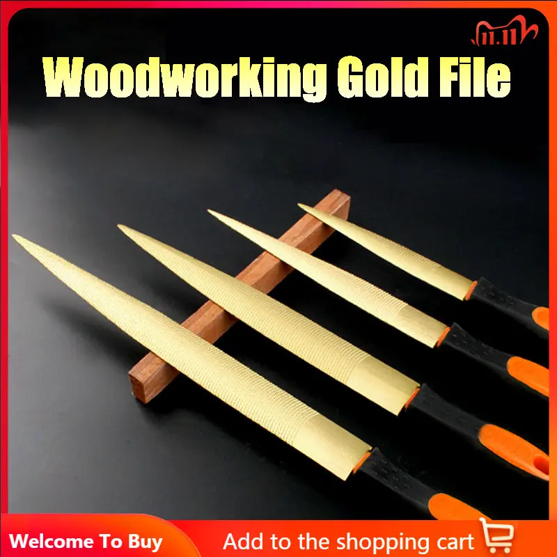 

Wood Carving Files Rasp Wood File Rubbing Knife Fine Tooth Double-Sided File For Woodworking Carpenter Multi Polishing Tools