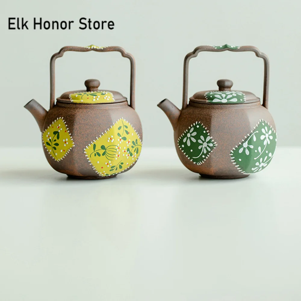 125 мл чистый ручной росписи строительный старинный горшок из камня для