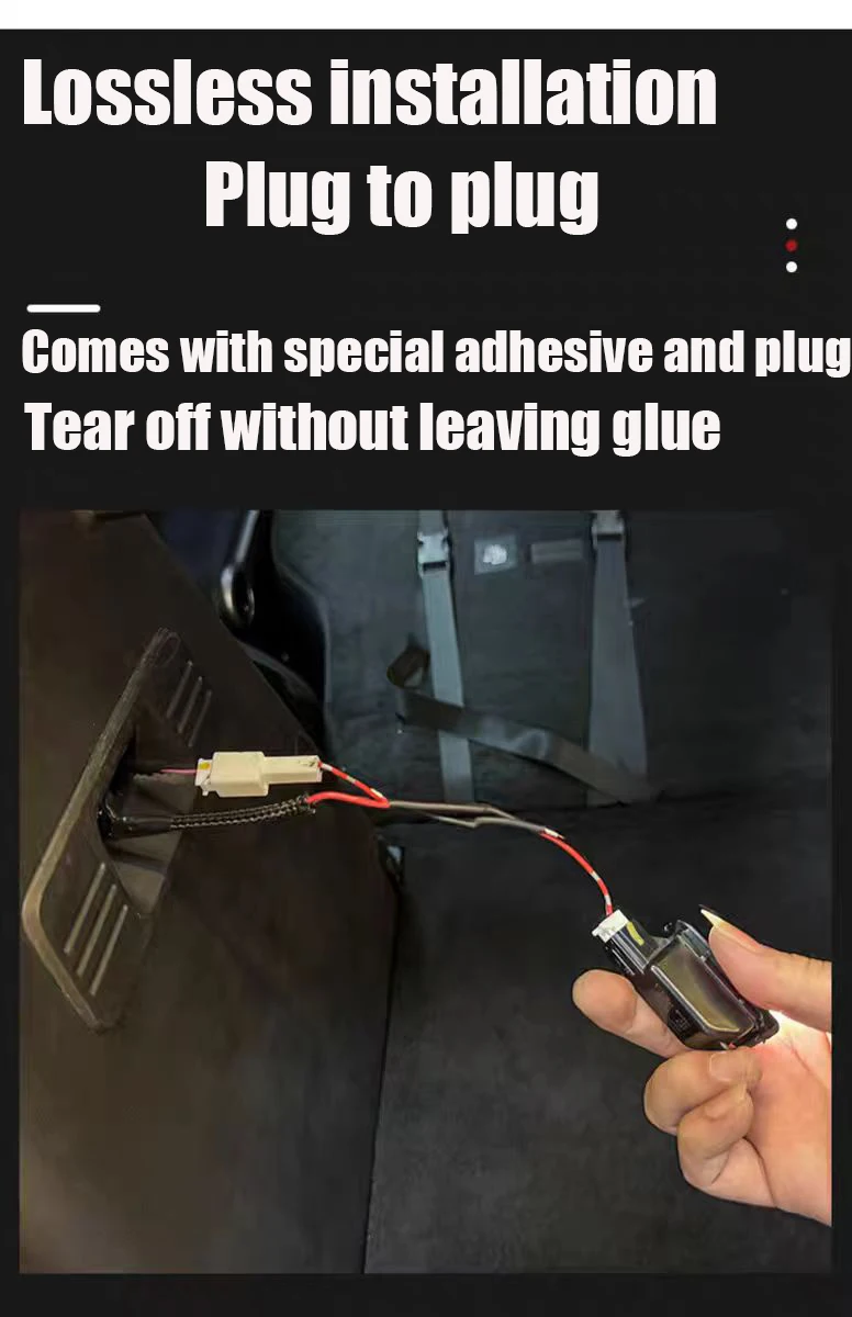 BYD ATTO3 оформление заднего вида атмосфера для багажника освещение видео и