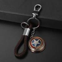 avengers captain america shield keychain couple car bag key chain pendant birthday gift