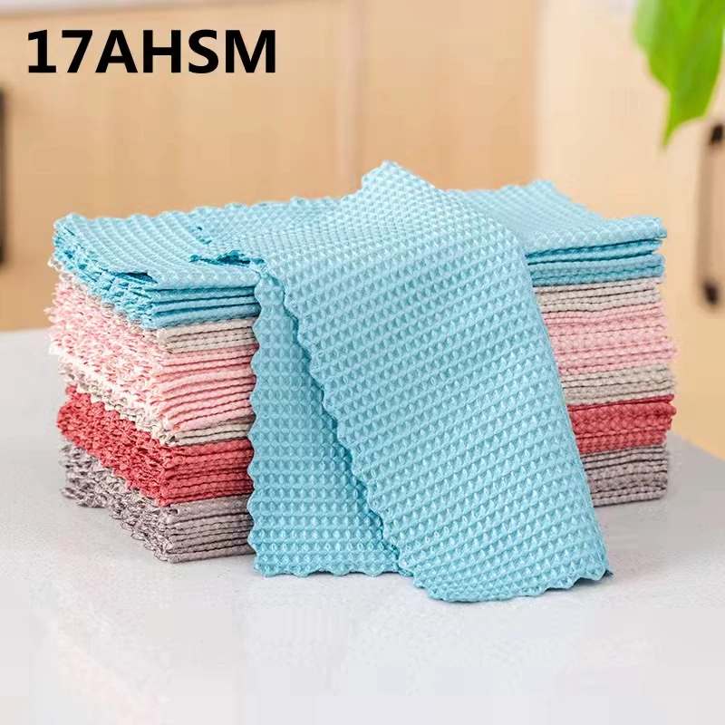 17ahsm товары для кухни супер впитывающие антисмазка тряпки протирания эффективные