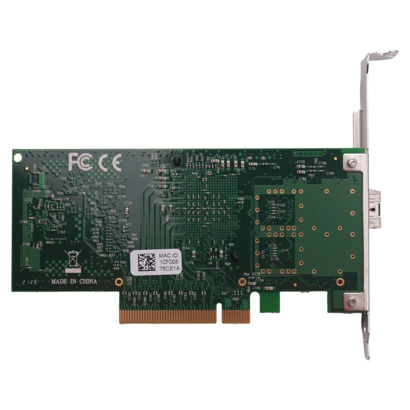 PCI-E X8 Ethernet Network Card 10 Gigabit Fiber Server Adapter X520 10Gbe Single SFP+Fiber LC For  82599EN Chip