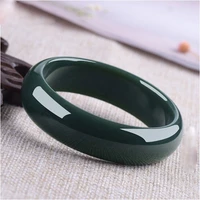 natural chinese hetian jade hand carved wide band bracelet fashion boutique jewelry womens sapphire bracelet popular gift