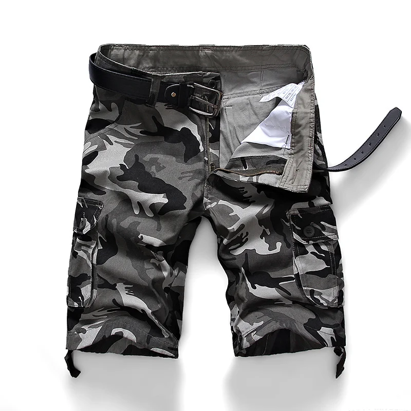 

Camouflae Camo Caro Sorts Men 2023 Summer Casual Cotton Multi-Pocket Loose Sorts Army Military Tactical Sorts Plus Size 44