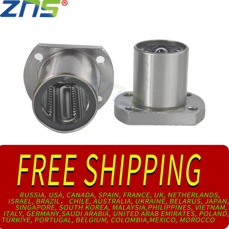 

Free Shipping Steel oval flange bearing LMH8GA/LMH10GA/LMH12GA/LMH16GA/LMH20GA/LMH25GA/LMH30GA