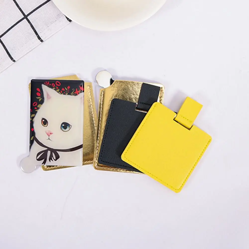 Устойчивое к падениям косметическое зеркало для женщин и девушек компактное