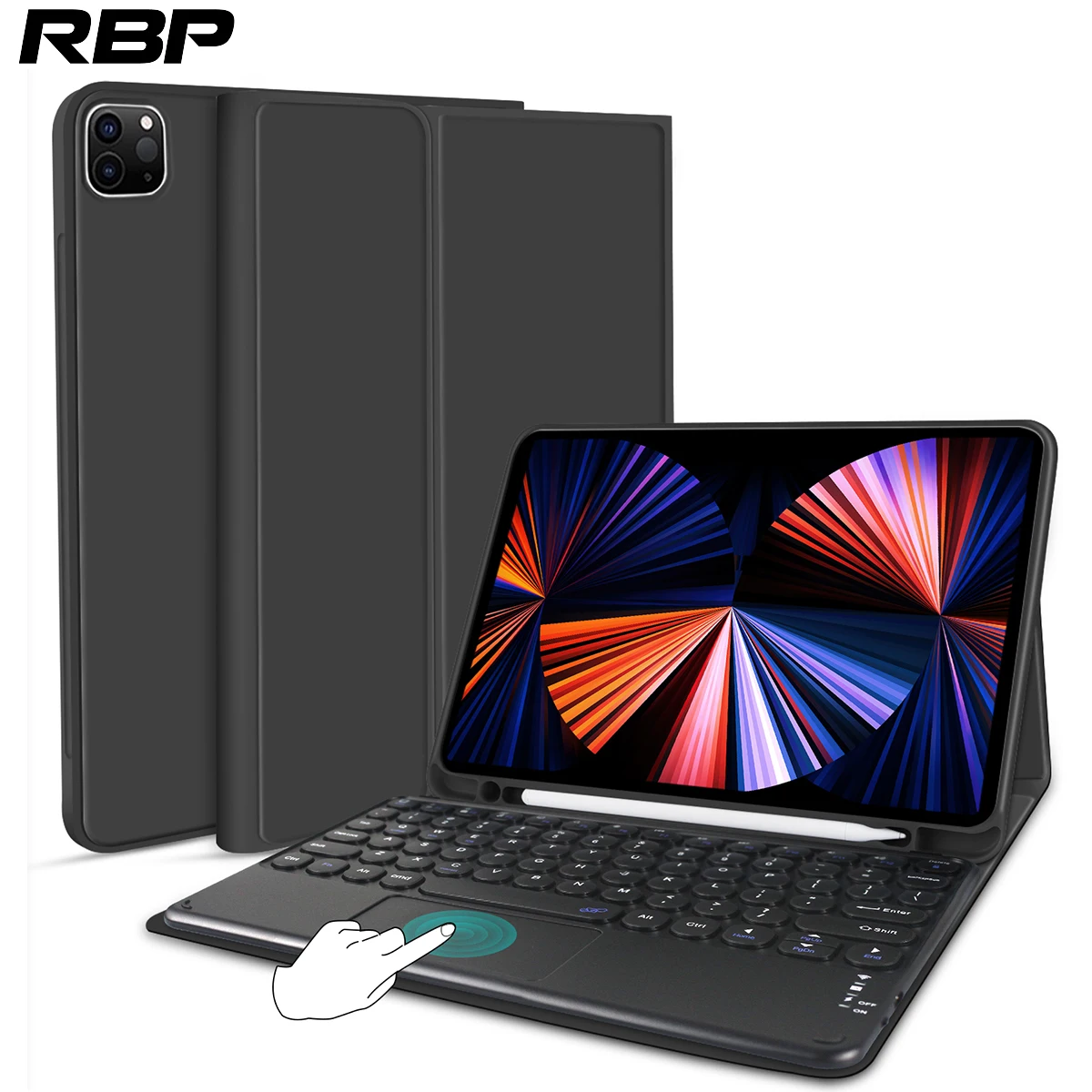 

RBP keyboard Wireless Magic For iPad Pro 11 Case 2021 2020 Air 4/5 10.2 9th 8th Generation case Mini 6 Air 2 bluetooth keyboard