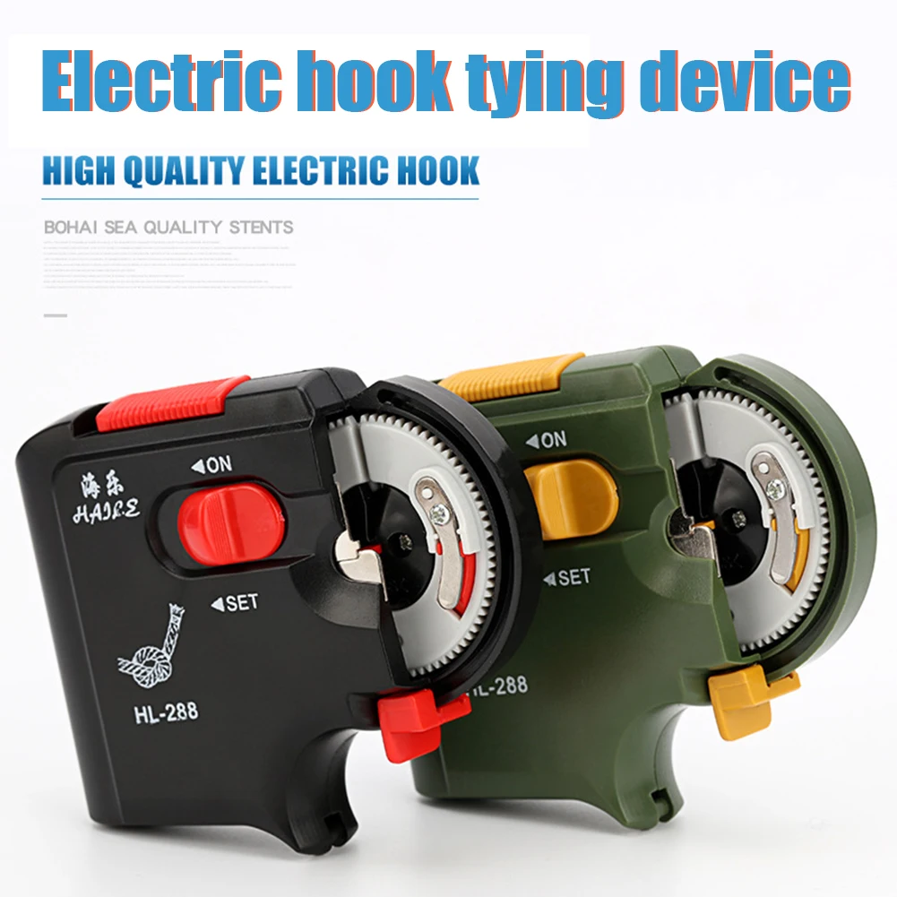 

Portable Auto Electric Fishing Hook Tier Machine Tie Fast Fishing Line Tying Device Fishing Tackle Accessories