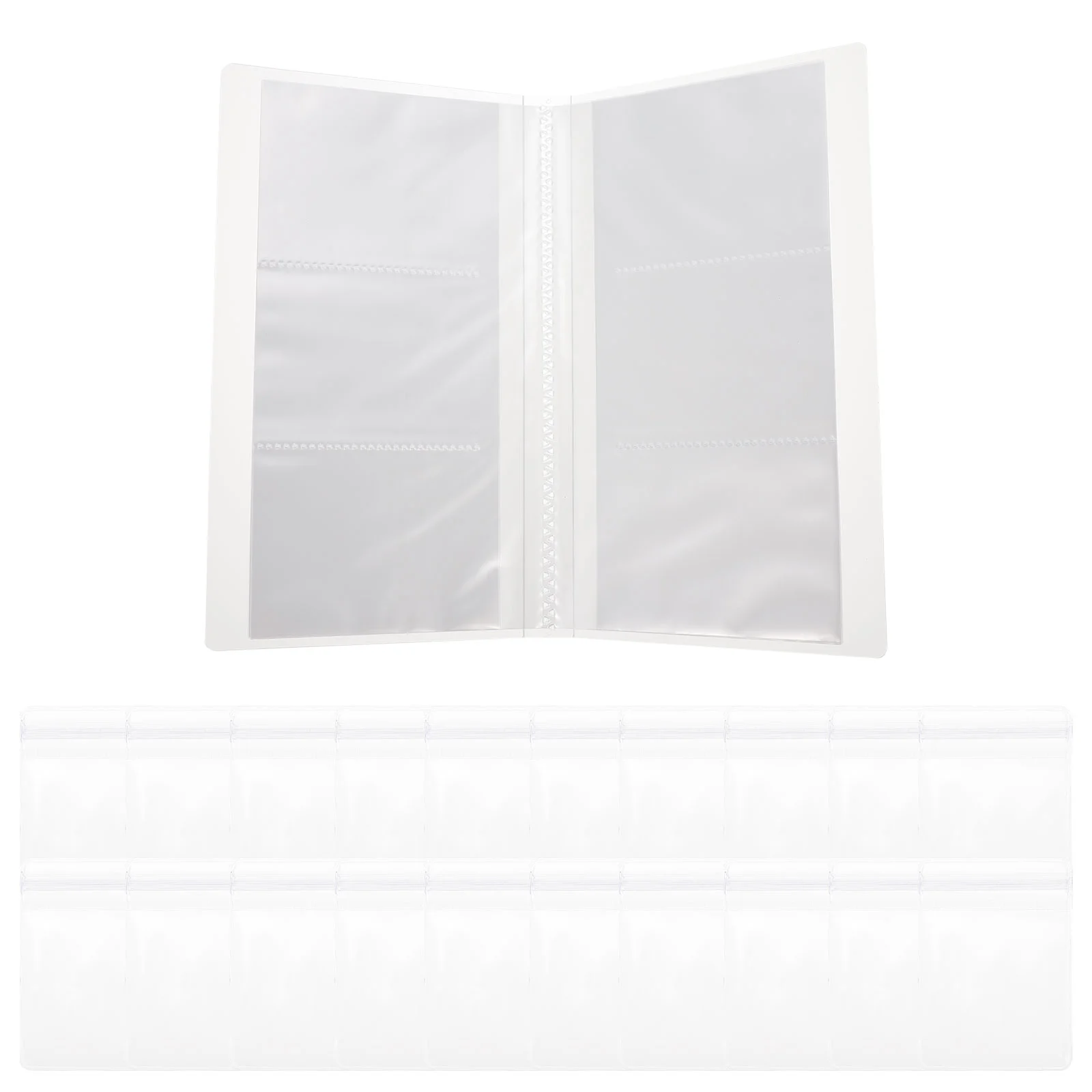 

1 Set of Jewelry Storage Pouches Earring Necklace Package Bags (Transparent)