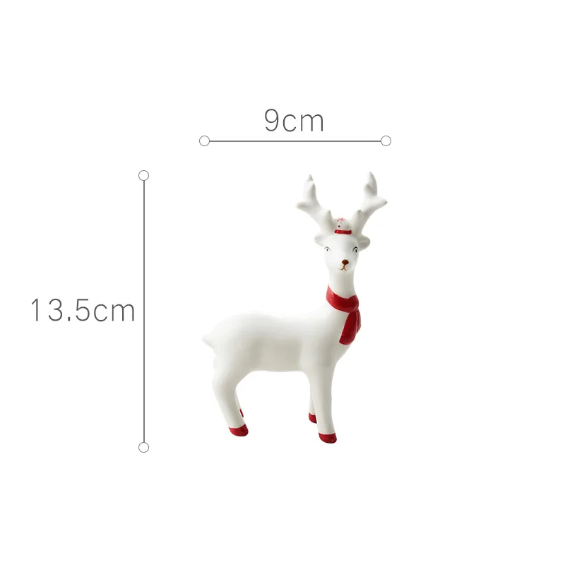 

Керамические мини-украшения "Снег"