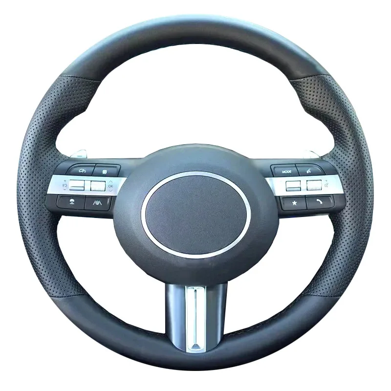 Ручное шитье аксессуары для Hyundai Kona 2023 2024 2025 из кожи и микрофибры натуральной