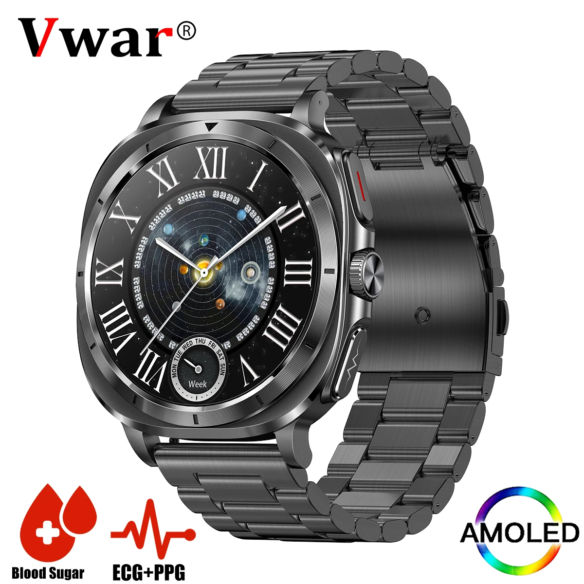 Умные часы Vwar H7 Ultra 47 мм 1 43 дюйма AMOLED