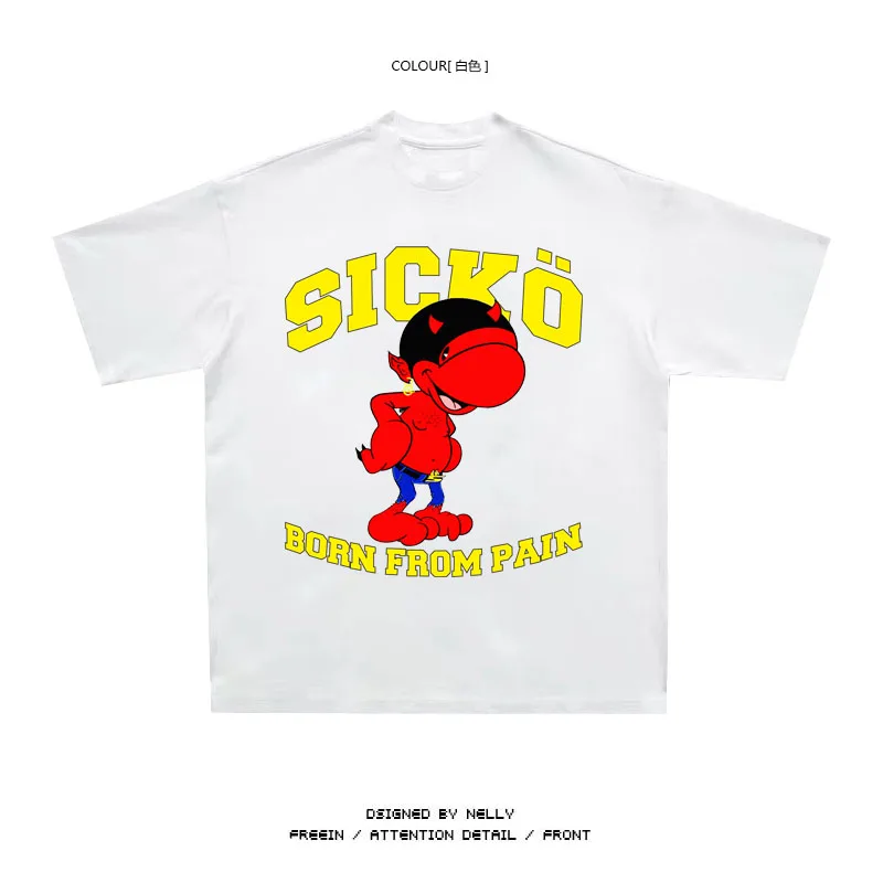 Street Cotton T-shirts Tee Top Kenye #a26