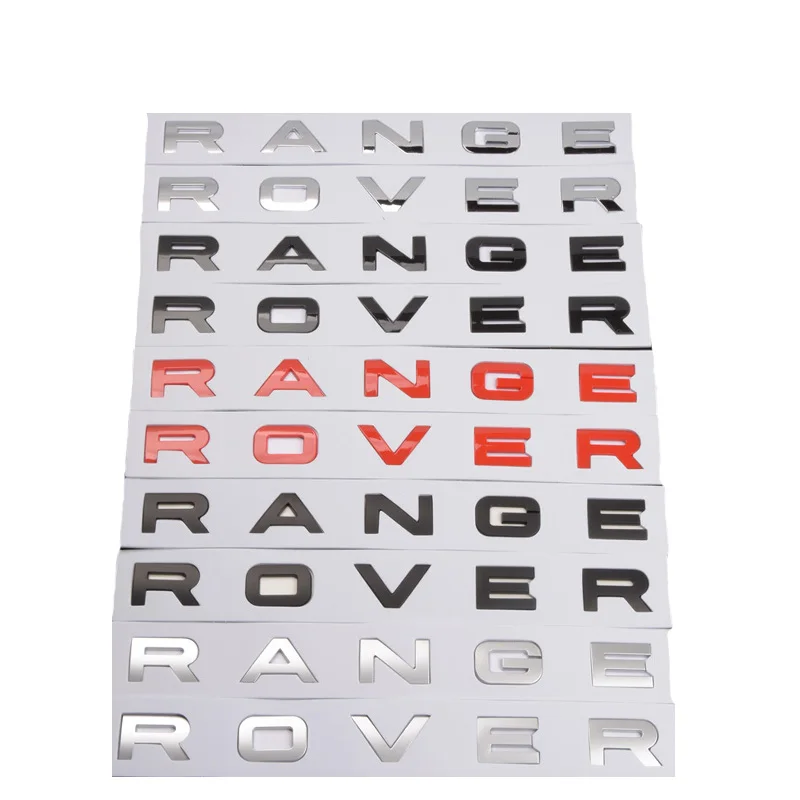 

3D логотип Range Rover, значок на переднюю капот автомобиля, наклейки, аксессуары, автомобильные инструменты, подходит для всех моделей, украшения...