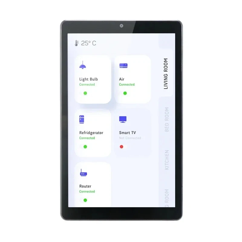 Фото 2026 YC-SM08P Недорогой промышленный Android-планшет с PoE, RJ45, Wi-Fi, 8 дюймов, для встраивания в стену, поддержка настенного корпуса 86-го размера, 1 смарт-панель для дома №2