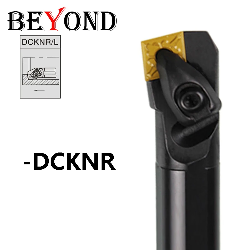 

BEYOND DCKNR DCKNL S20R-DCKNR12 S25S-DCKNR12 DCKNL12 Internal Turning Tool Holder CNMG120408 Carbide Inserts D-Type Boring Bar