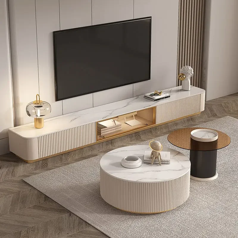 Кофейный столик из белого бокового стекла для комнаты макияж скандинавский