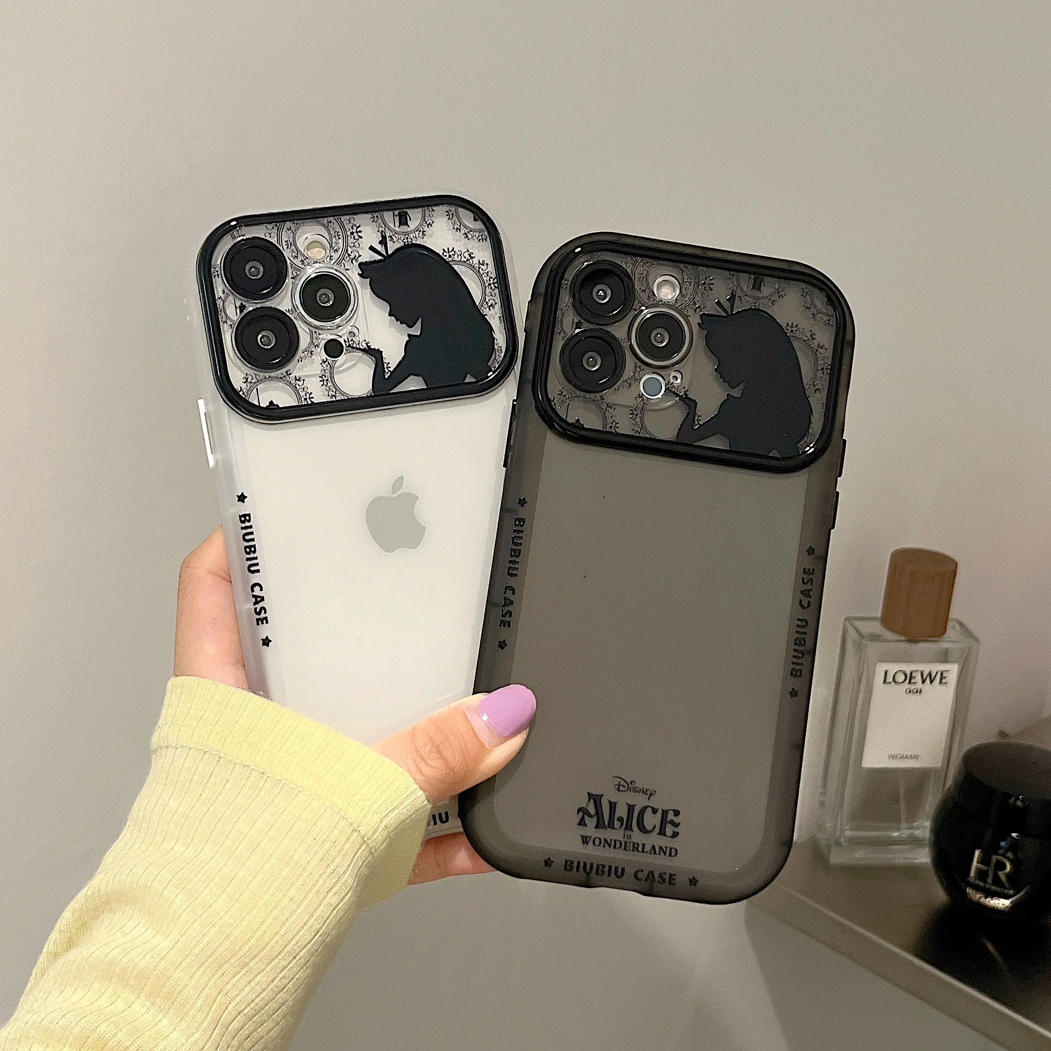 

Creative Window Fashion Princess Back Phone Cases For iPhone 13 12 11 Pro Max XR XS MAX X Lady Girls Anti-drop Soft Cover Gift
