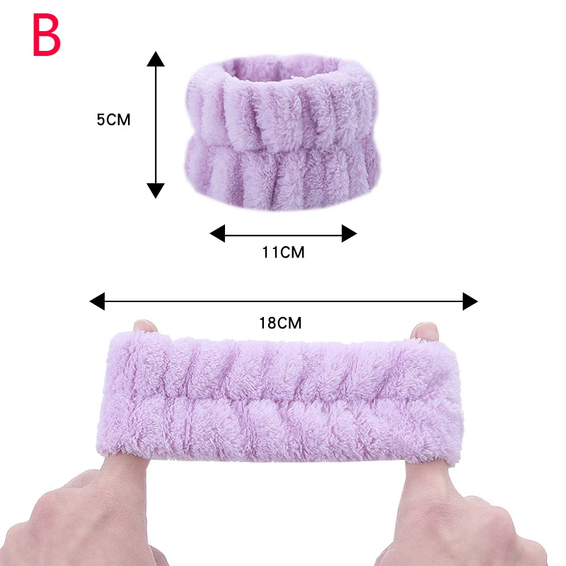 Spa Wrist Washband Microfiber Absorbent Wrist Wash Towel For Washing Face Wristband Wrist Sweatband For Women Sports Accessories images - 6