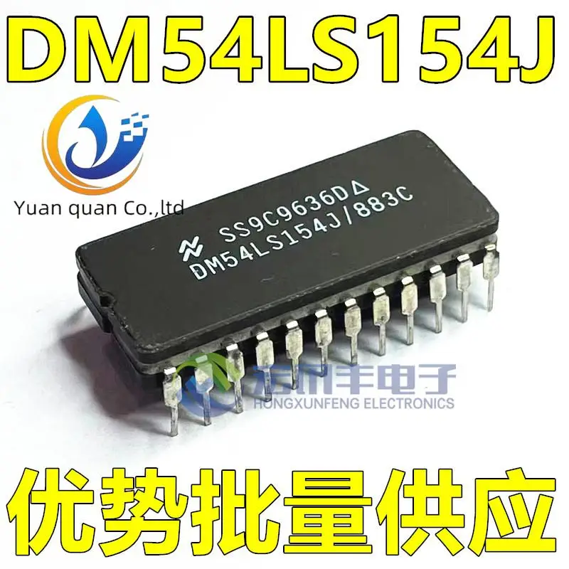

2pcs original new DM54LS154J/883 DM54LS154 CDIP24 Multiplexer IC