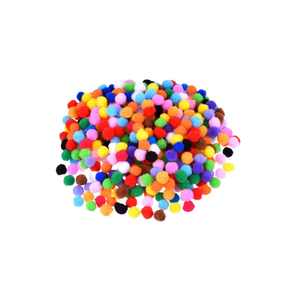 

Pompomsdiy Plush Pompom Craftfor Materialaccessories Costume Pompoms Fuzzy Elastic 15Mm Tinsel Decoration Table Felt Yarn