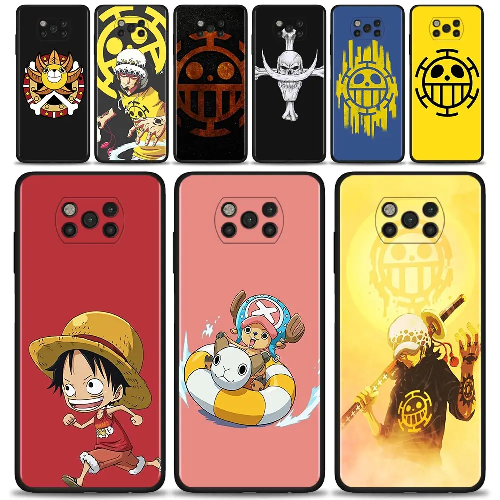 

Phone Case For Xiaomi Poco X3 NFC M3 M4 Pro F3 GT Mi 12 10T Note 10 11 Lite 9T Silicon Cover One Piece Trafalgar Law Pirates
