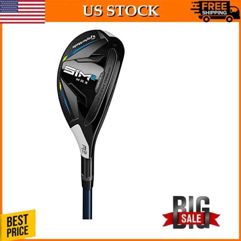 

Hybrid Utility Clubs SiM 2 Max Rescue Mens 22 Degrees Black/White Graphite Flex Stiff