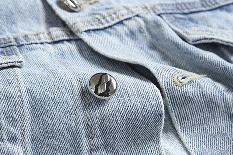 Новинка 2021 мужские классические бейсбольные пальто и куртки Welldone из денима с