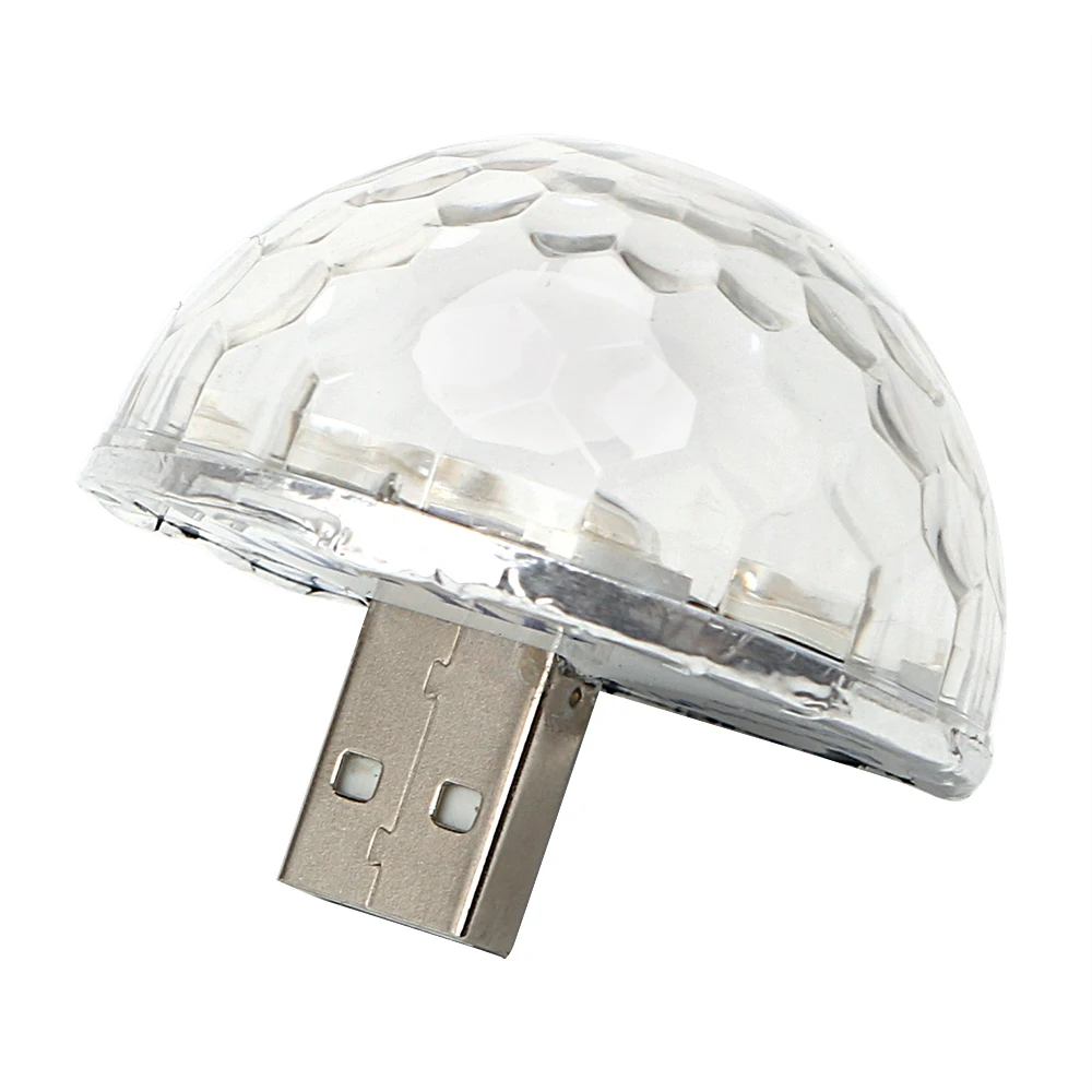 

Портативная сценическая компактная Светодиодная лампа RGB с микрофоном для караоке, с изменением цвета