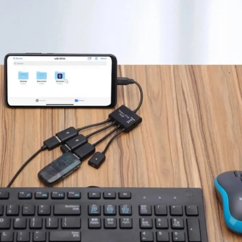 

Micro USB Adapter OTG Cable USB Male To USB Micro Female Adapter Hub