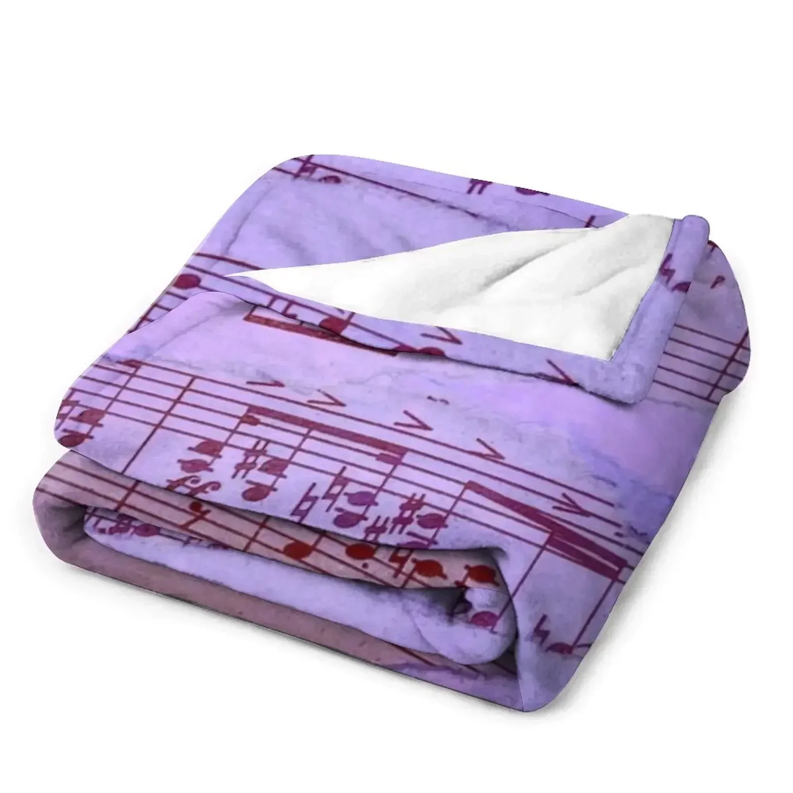 Синий лист Музыка на бумаге Одеяло Мачете Дизайнерские идеи подарков день