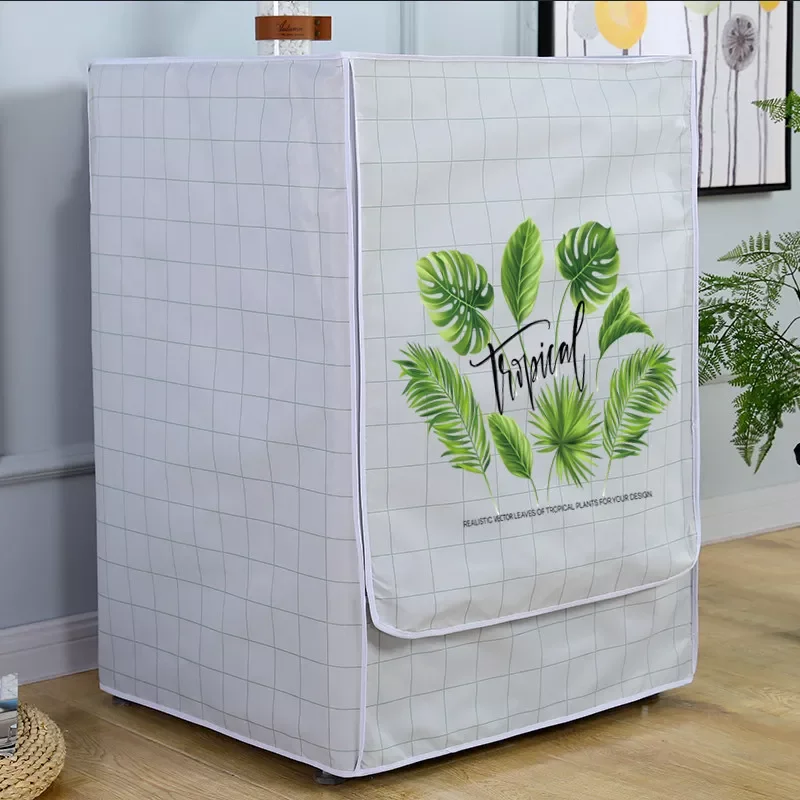 

NEW Washing Machine Cover Dustproof Sunscreen Decorative Waterproof Protective Cover Drum Front Opening Washing Machine Cover