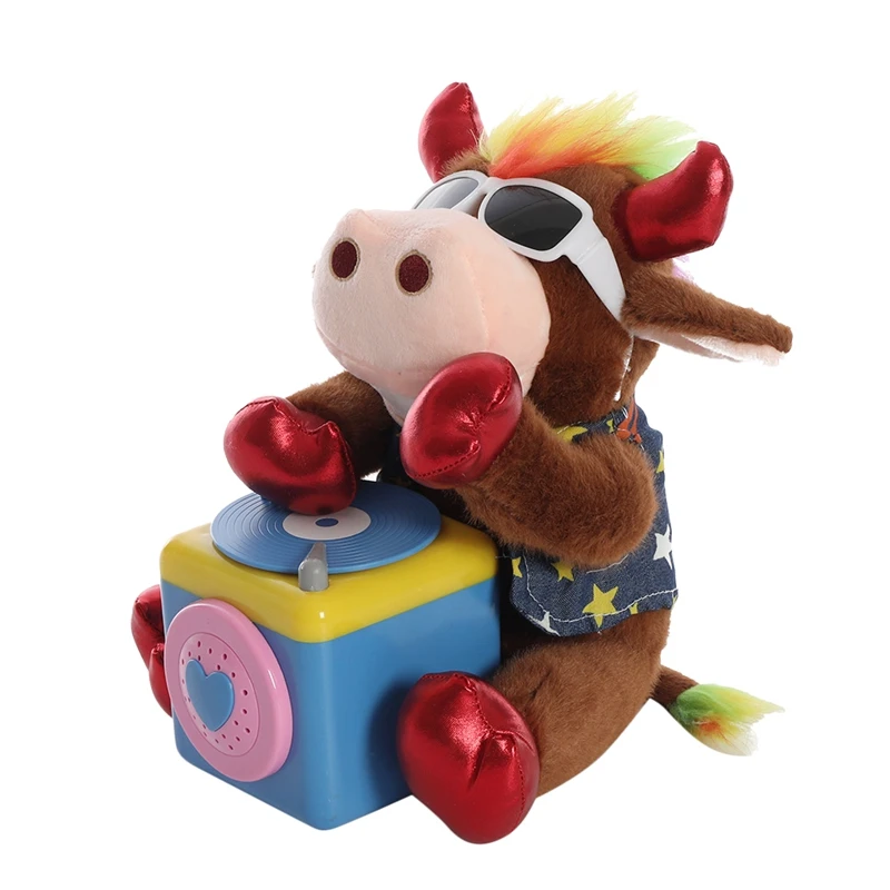 

Children's Plush Toys Children's Interactive Toys Singing DJ Dancing Calf Toy the Best Gift for Kids Companion Doll