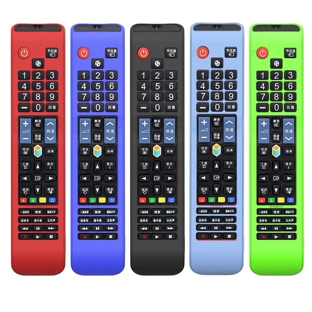 

Защитный чехол для пульта дистанционного управления, силиконовый чехол для пульта дистанционного управления Samsung TV, телефонный чехол AA59, за...