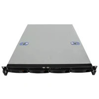 19 inch 1U 4Bay Industrial Rackmount electronic control chassis with hot swap connector rack mount 1U server case 550 mm depth