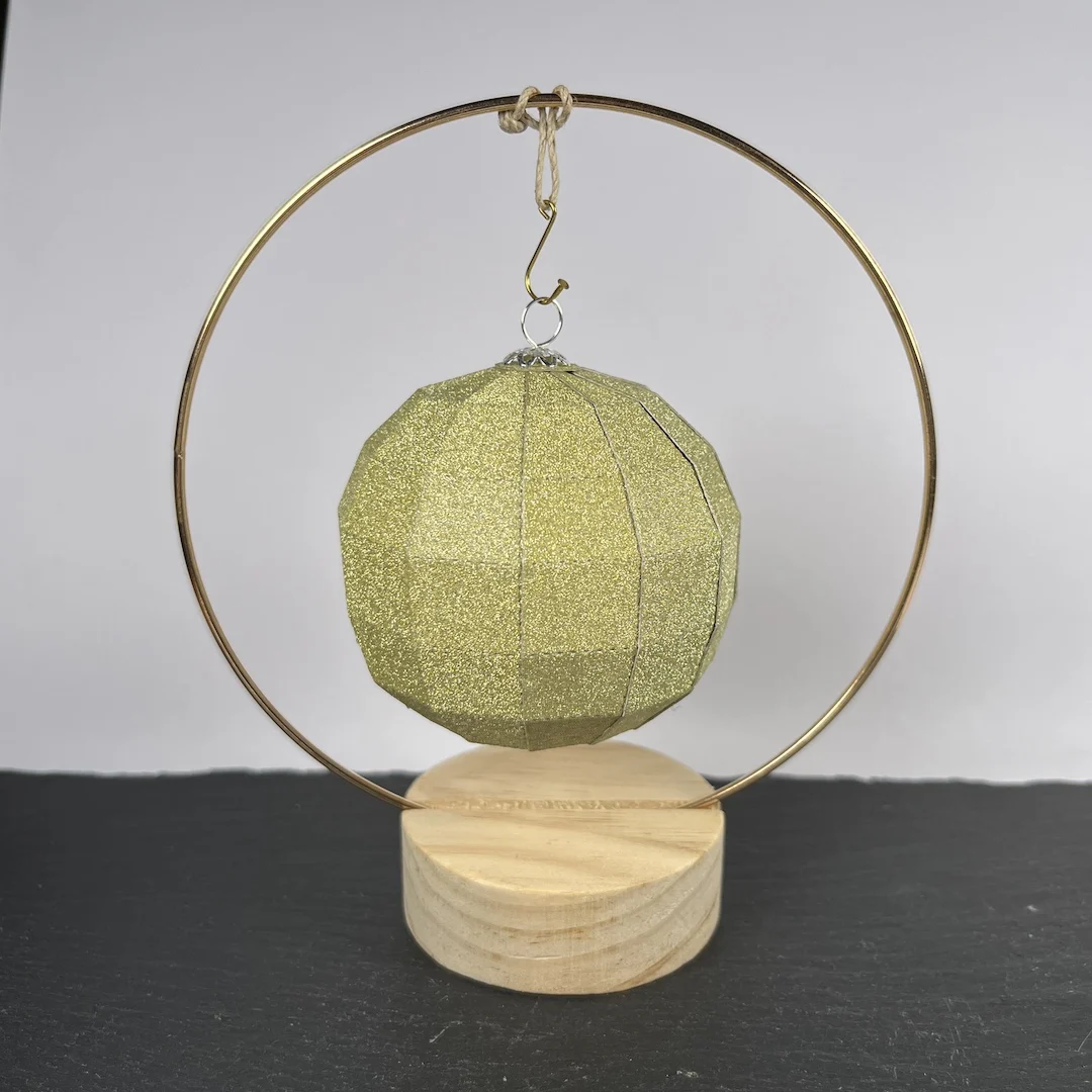 Новинка 2024 Рождественский шар Julekugle Med отражатель вырубные штампы для