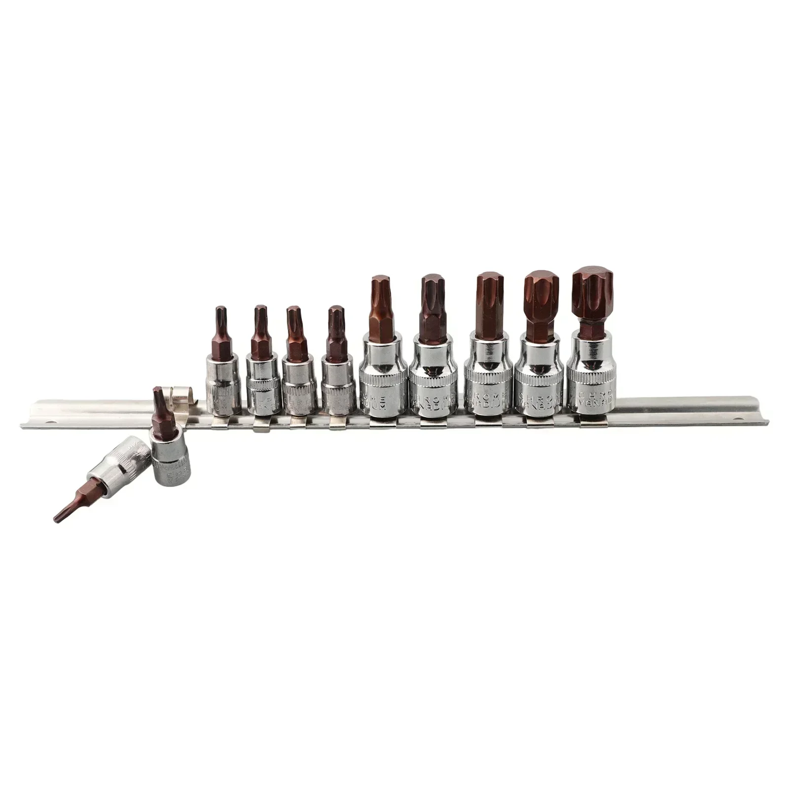 3/8 1/4 дюйма набор торцевых бит T10-T60 Torx электрическая отвертка из хром-ванадиевой