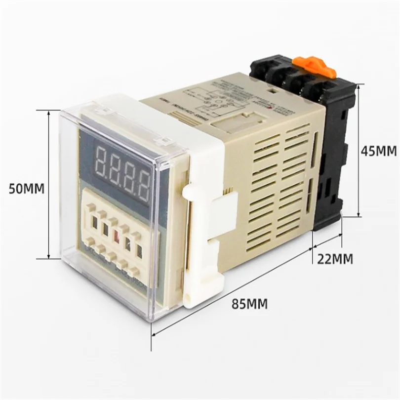 

Digital Display Time Relay DH48S-S DH48S-1Z 2Z Cycle control time delayer 12V 24V 36V 110V 220V 380V AC DC