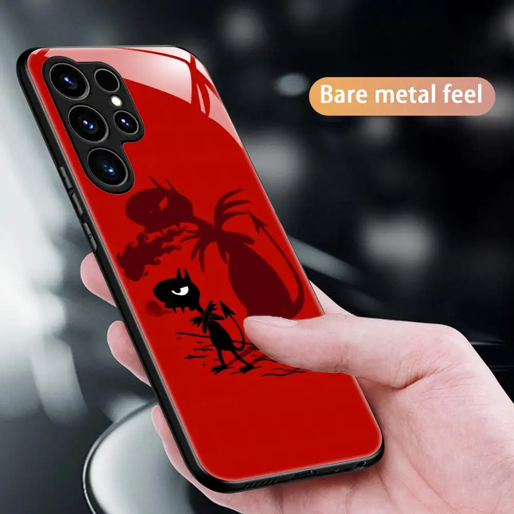 Фото Чехол для телефона Luci Disenchantment в стиле аниме для Samsung S26 S25 S24 S23 S22 S21 S20 Plus Ultra, стеклянный магнитный чехол №4
