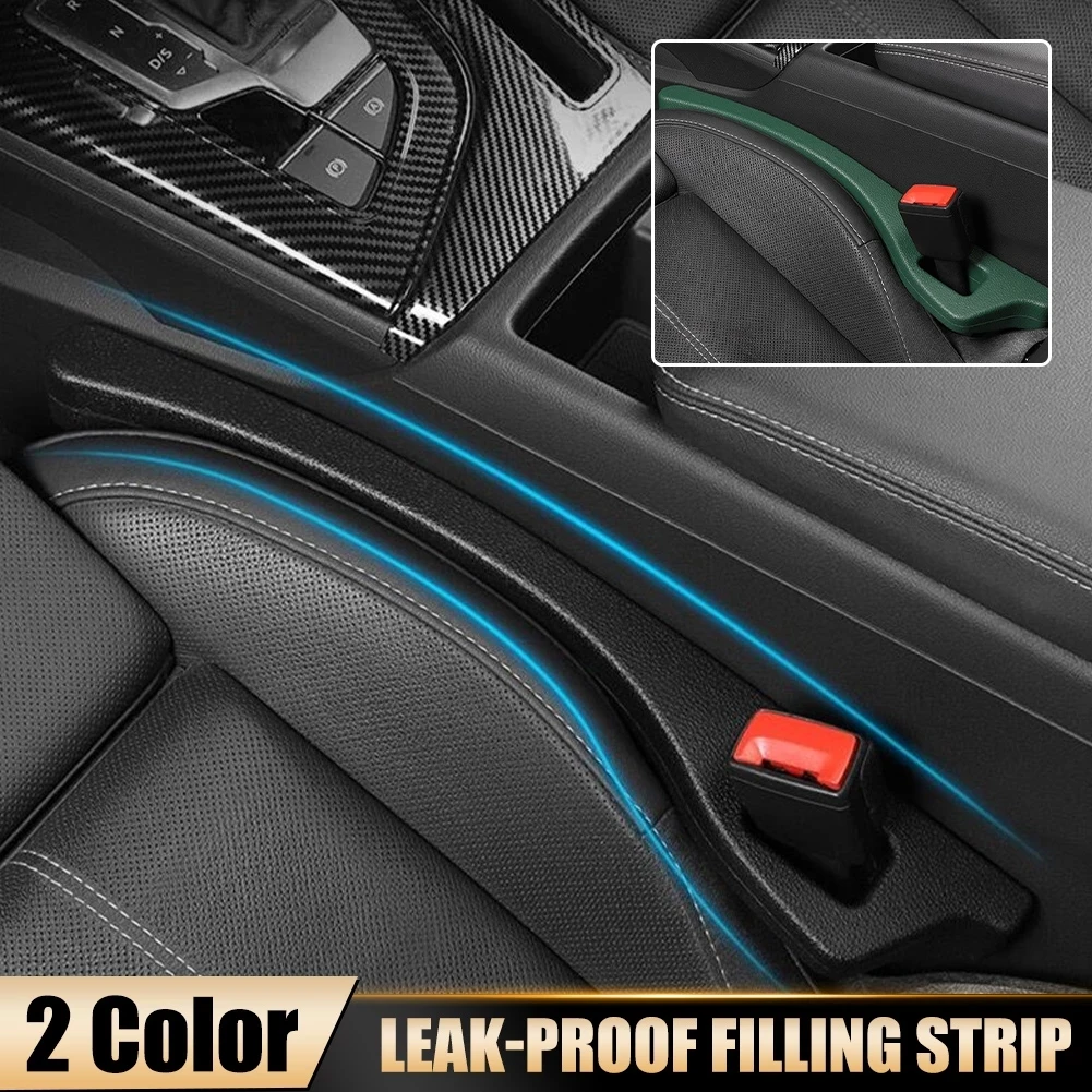 

Leather Car Seat Gap Filler Pockets Phone Cards Holder Storage Organizers Multifuntion Auto Seats Leak Stop Pad Soft Padding