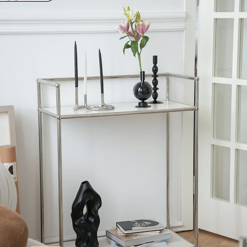 

Household Entrance Rack Small Apartment Living Room Simple Internet-Famous Decoration Console
