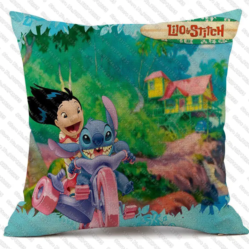 

Чехол для подушки из мультфильма «Лило и Стич», 45 х45 см