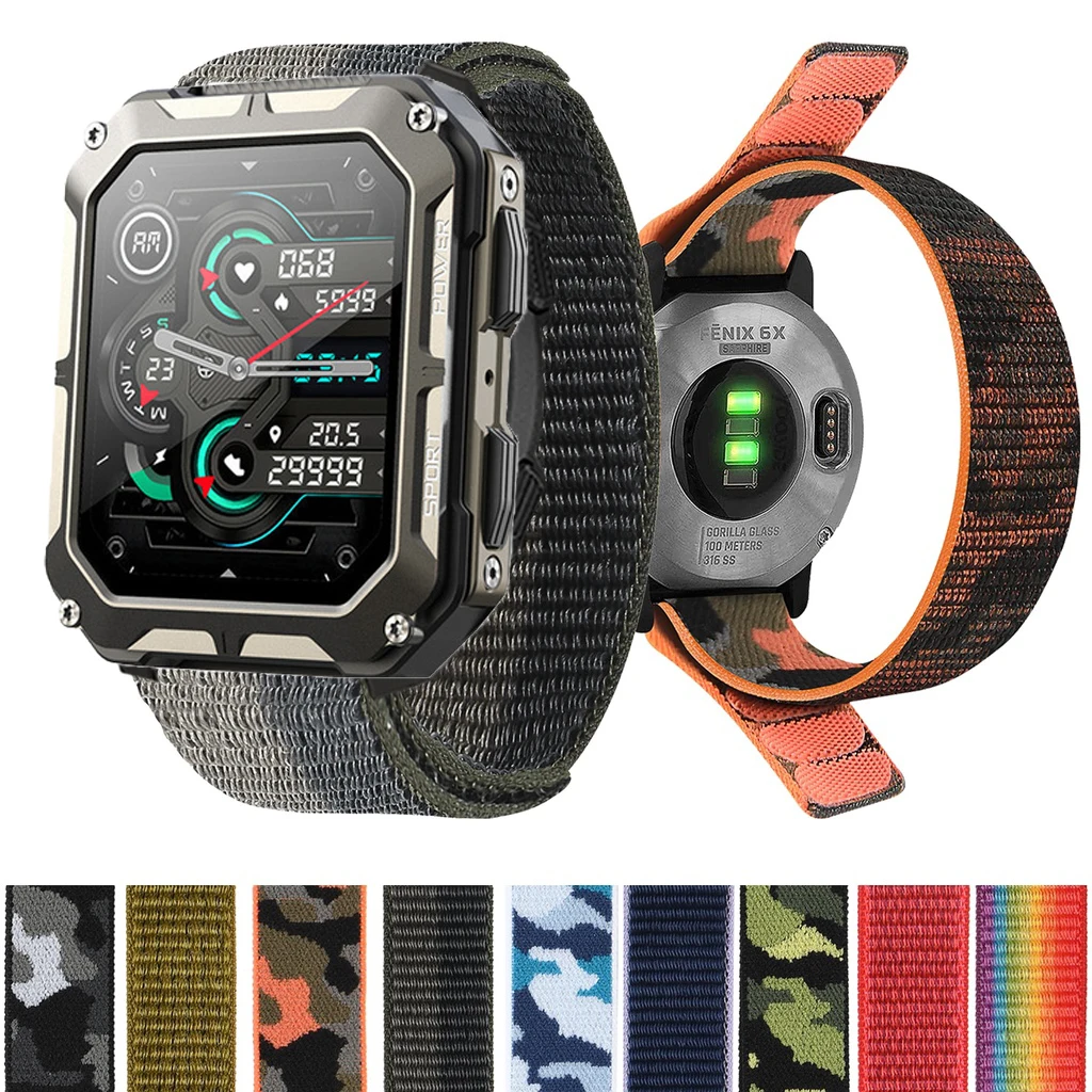 Ремешок нейлоновый для смарт-часов C20 Pro