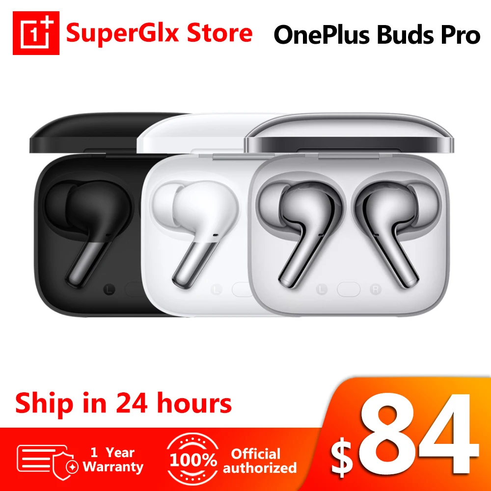 

New OnePlus Buds Pro TWS Earphone Adaptive Noise Cancellation LHDC 38 Hours Battery IP55 Waterproof for Oneplus 9RT 9 Pro 10 Pro