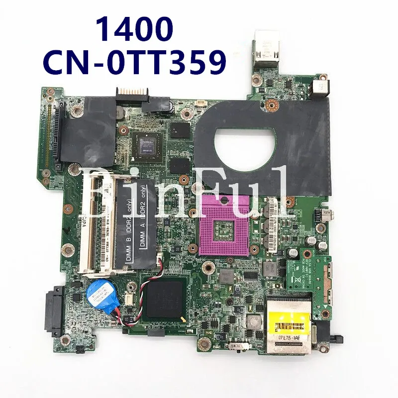 

CN-0TT359 0TT359 TT359 Mainboard For Dell Vostro 1400 Notebook Laptop Motherboard G86-631-A2 PM965 DDR3 100% Full Tested OK