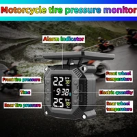 locomotive and motorcycle tire pressure monitor external solar energy electric motorcycle tire pressure detector riding refit