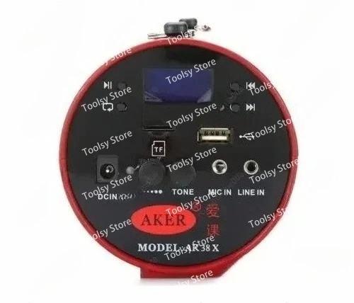 AKER AK38 25 Вт портативный усилитель голоса PA с поясом + микрофон (art.: 3920d45825643) - 3920d45825643