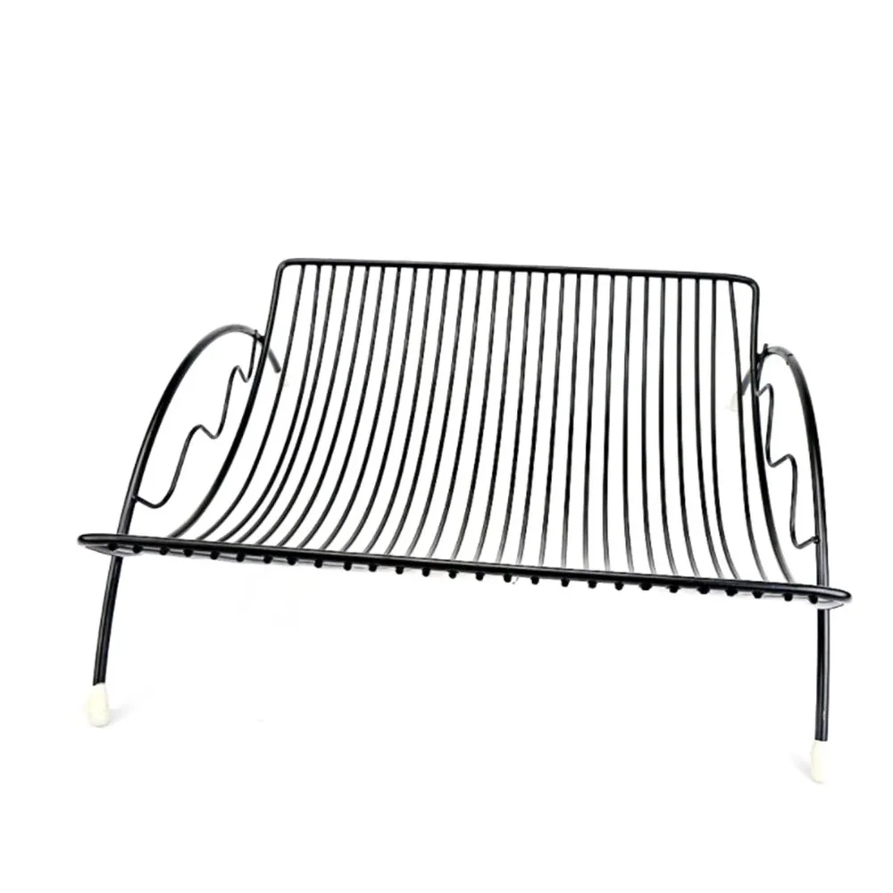 Блюдо для фруктов бытовая ажурная корзина металлическая полка хранения конфет