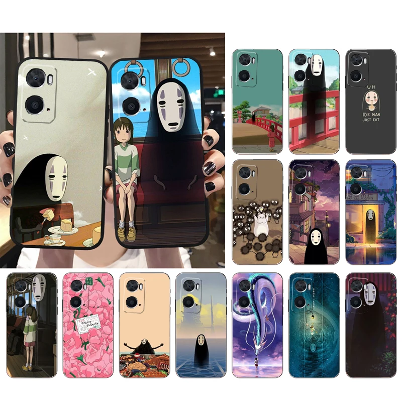 

Spirited Away Studio ghibli No Face Phone Case for OPPO A77 A57 A57S A78 A96 A91 A54 A74 A94 A73 A52 A53A53S A15 A16 A17
